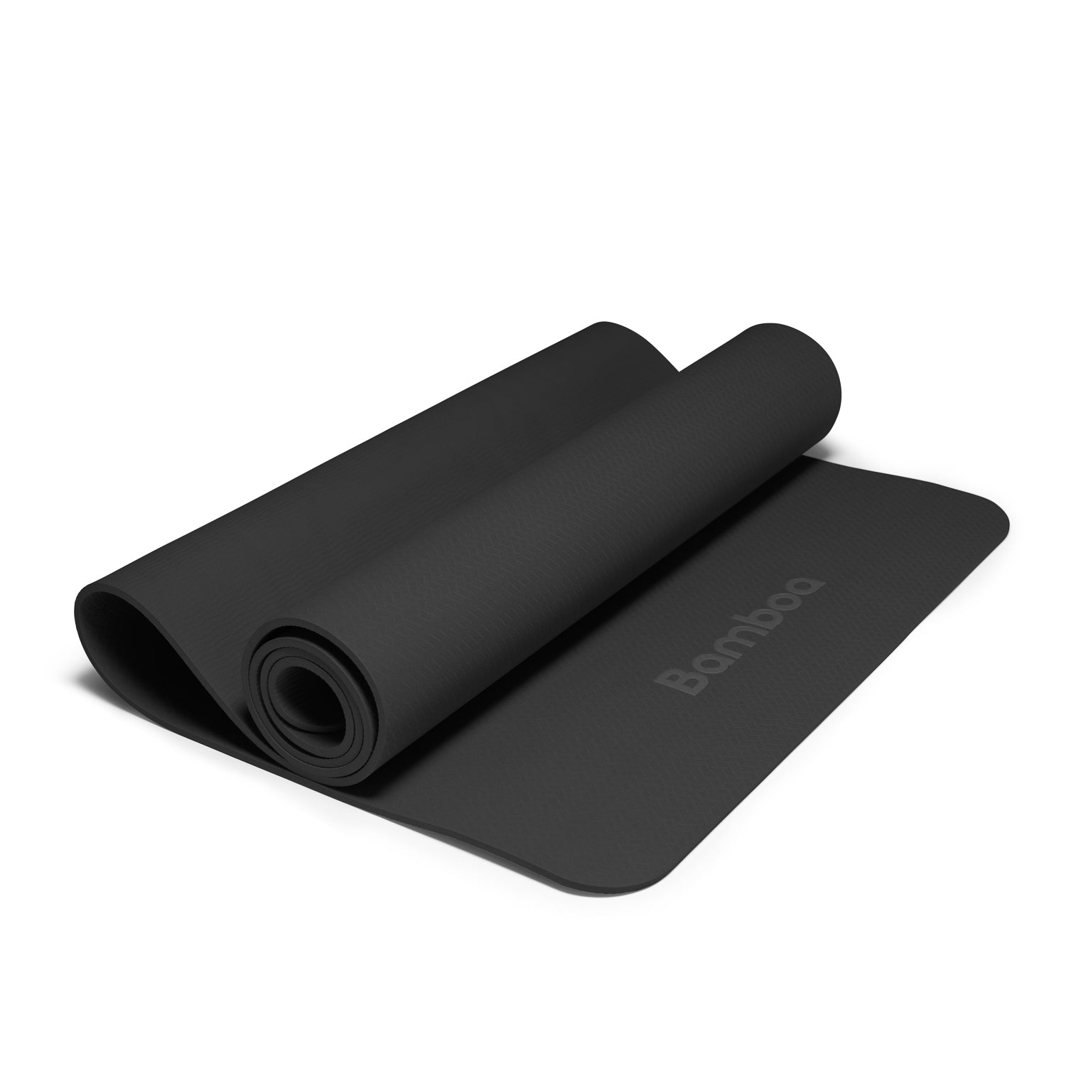 Bamboa Tapis de Yoga Mousse Noir 6mm