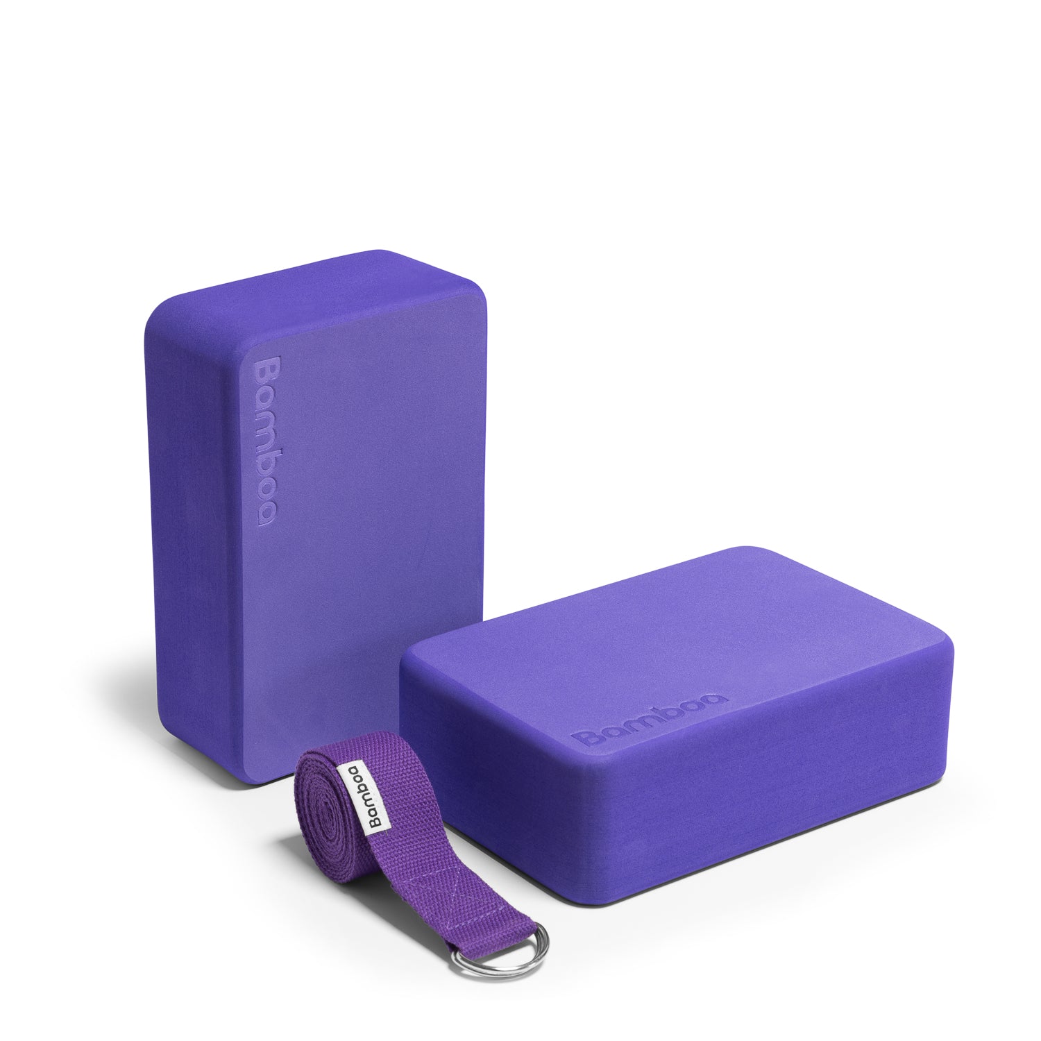 Bamboa Yoga blocks Purple Set Foam