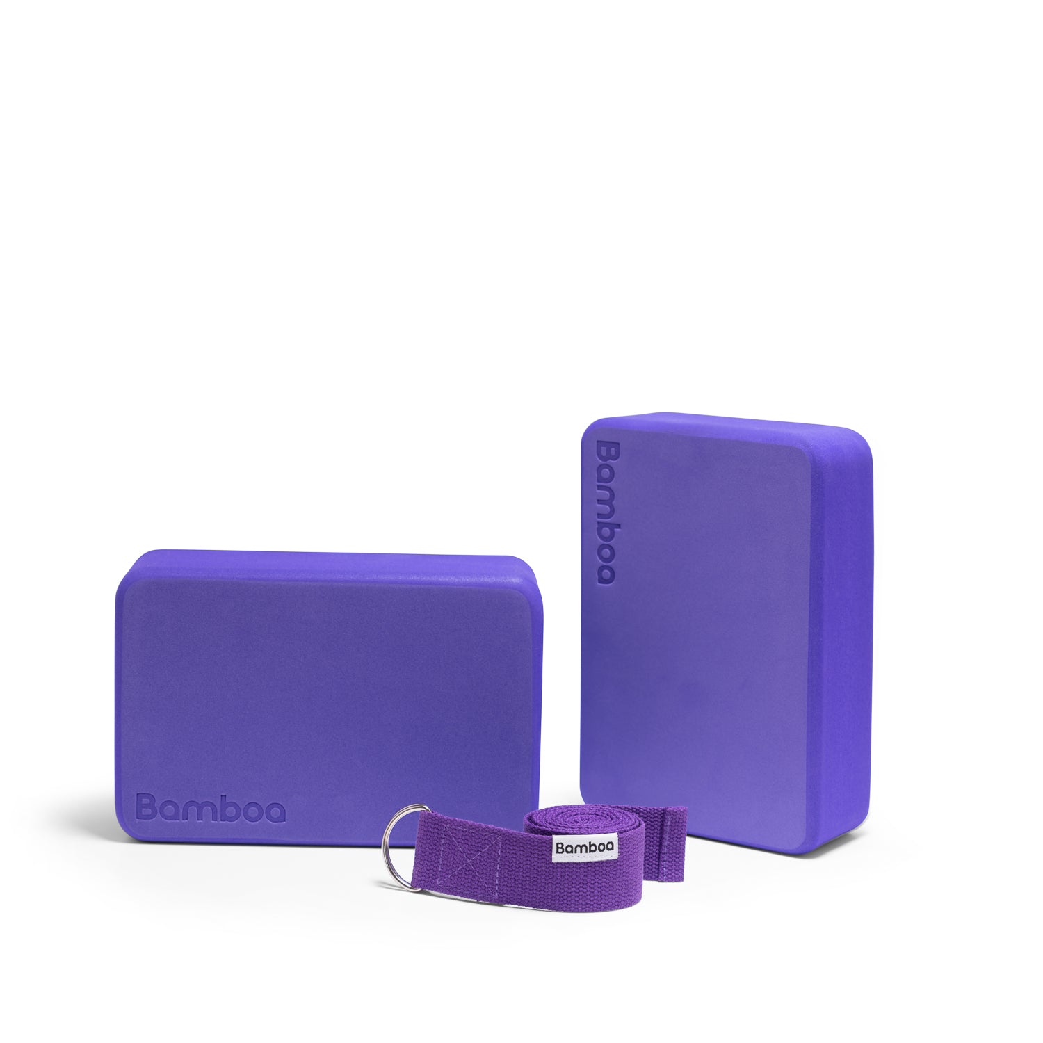 Bamboa Yoga blocks Purple Set Foam