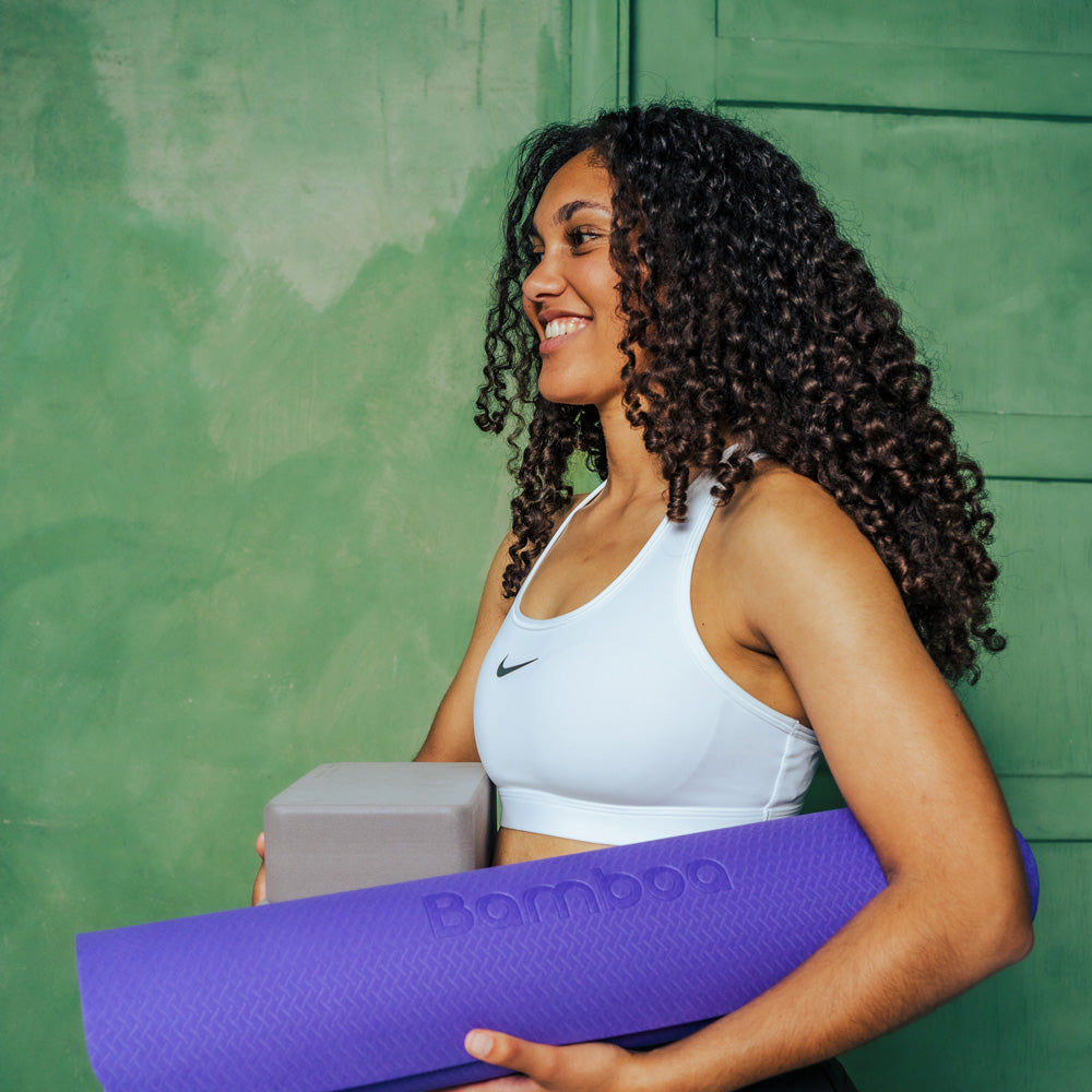 Bamboa Yoga blocks Purple Set Foam