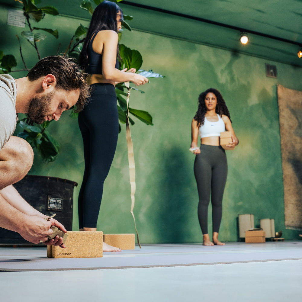 Bamboa Set de blocs de yoga en liège