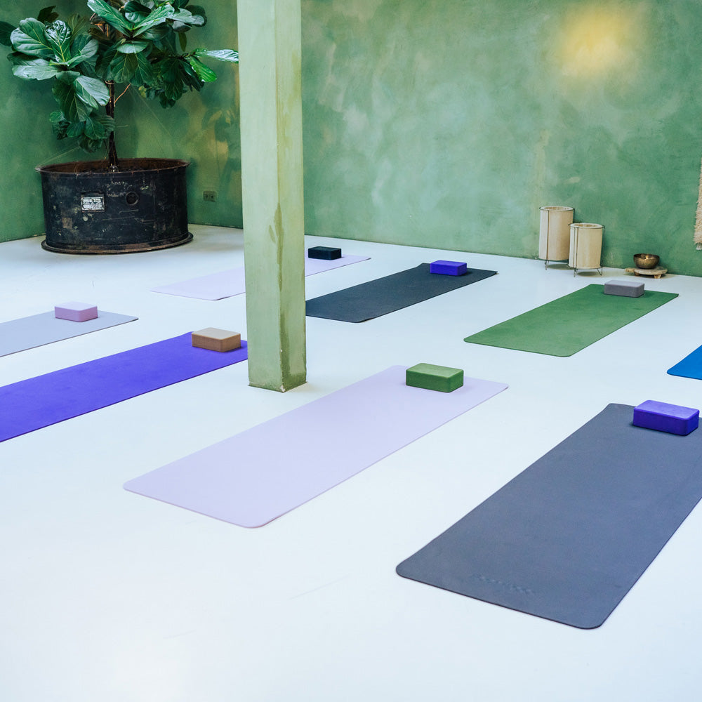 Bamboa Set de blocs de yoga mousse verte